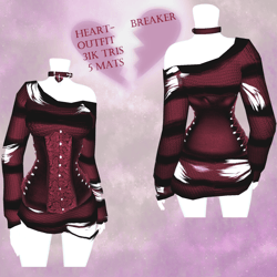 Heart- Breaker Outfit ( Zinpia & UTA Base)
