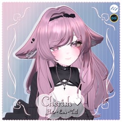 Cherish ♡ Hair + Ears + Tail