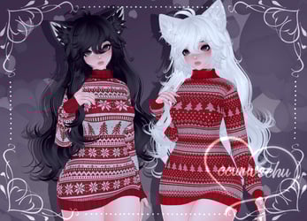 cc's sweater dress (holiday textures and normal ones)