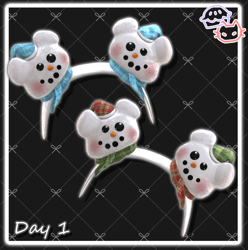 FREE Snow Man HeadBand - Day 1/12 days of Christmas.