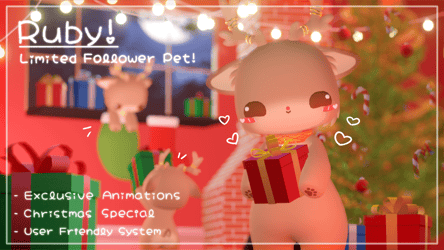 Ruby! 🎄 Christmas Follower Pet 