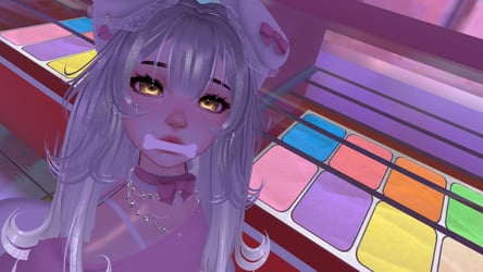 🎀 Elaine || The Lace Puppy || SFW || (PC + Quest) || VRC Avatar 🎀