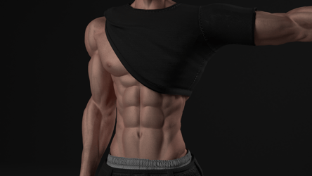 T-Shirt - (Sleeve Over Shoulder)