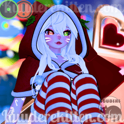 Wishes, Christmas Kitten Avatar [INCLUDES OPTIMIZED] [PC ONLY][SPS][VRCHAT AVATAR]