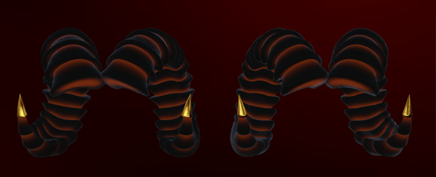 Demonic Ram Horns