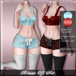 Xmas PJ set ♡ [Commercial Use]