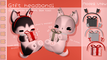 Gift Headband! 🎁 Asset Pack