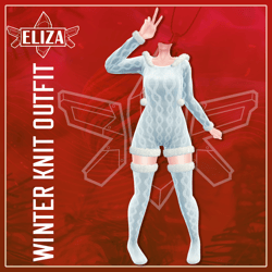 Winter Knit Outfit [Game Asset]