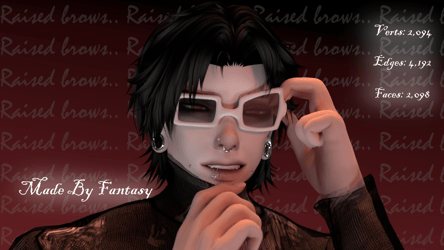 Raised Brows Glasses by Ghouling
