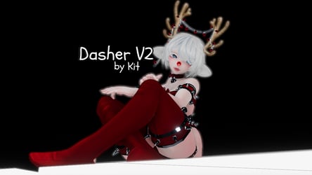 Dasher V2 || VRCFT || PC + QUEST || NSFW + SFW