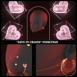 "Love in Chains" Piercings