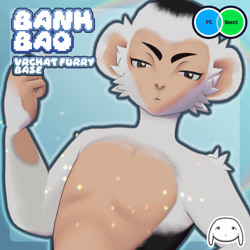 Dumpling / Bánh Bao the Monkey || VRChat Avatar Base