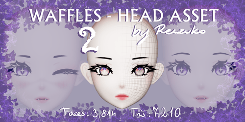 Waffles 2 - HEAD ASSET - VRChat Asset