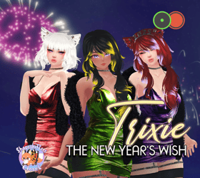 Trixie the New Year's Wish - Optimized Avatar - Gogo Loco (VRChat 3.0, PC)