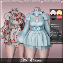 Ms.Clown Set ♡ [Commercial Use]