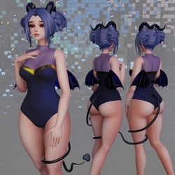 Galaxy Dragon | Dragon Horns, Tail, Wings Set