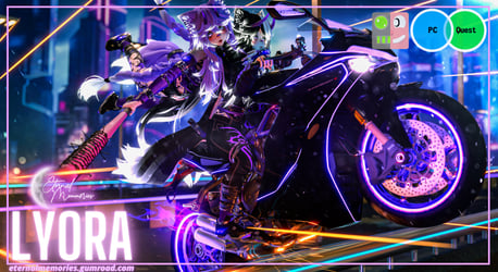 Lyora (PC & QUEST) + Face Tracking VRCFT