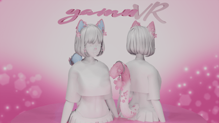 Sakura Kitty Set + Whiskers