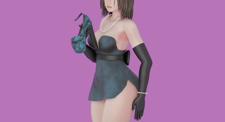 Luxe Set & Velours Heels BUNDLE