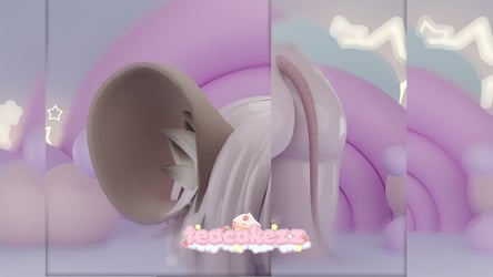 winter mouse tail and ear set