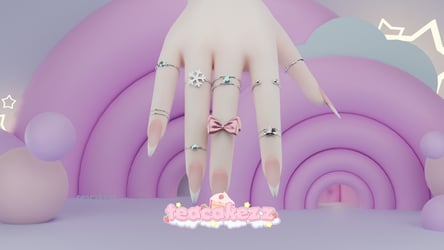winter love ring set