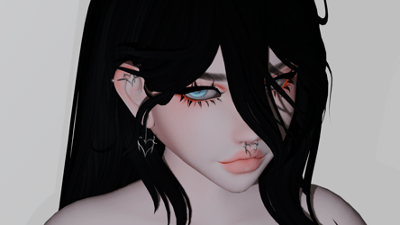 Cybersigilism Heart Piercings Set || VRChat Asset || 3€