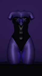 Body Suit Heart Cutout Egirl