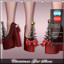 Christmas Gal Shoes ♡ [Commercial Use]