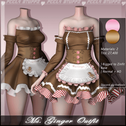 Ms. Ginger Outfit ♡ [Commercial Use]