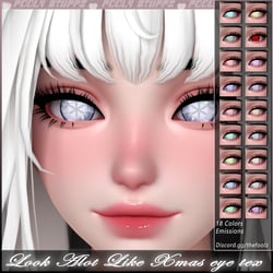 Look Atlot Like Xmas Eye Tex ♡ [Commercial Use]