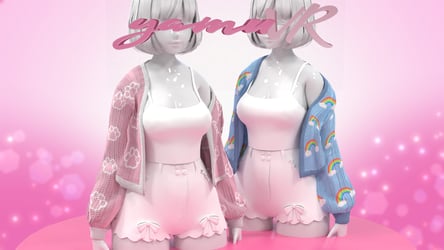 Cropped Off-Shoulder Cardigan [NITRO]