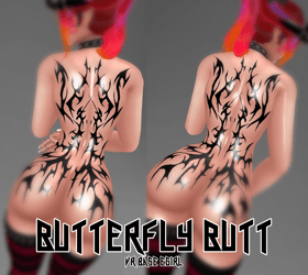 Butterfly Butt tatts