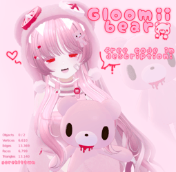 gloomii bear ♡.* free!