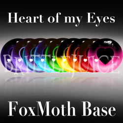 Hearts of my Eyes | FoxMoth | Heart Pupil Eye Textures