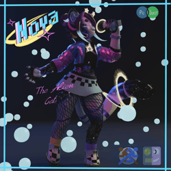 Nova The Alien Cat (VRChat Avatar)