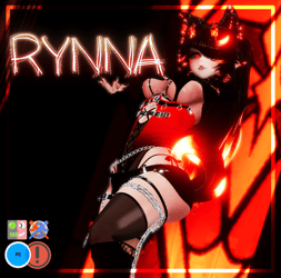 Rynna ⛧ VRChat Avatar PC Only (VRCFT+ SPS + GoGoLoco)