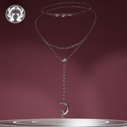 Cat Moon Necklace🐈🌙♥