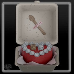' valentines cake ' 2 go !