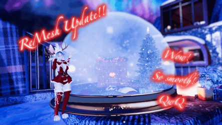 ⍋ Snow Globe ⁑ | VRCHAT World Drop Asset