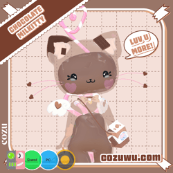 CHOCOLATE MILKITTY ♡ PC┋QUEST┋FACE TRACKING