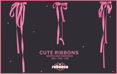 Cute Ribbon - Personal Use