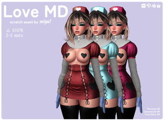 Love MD - Rigged to VRBase E-girl