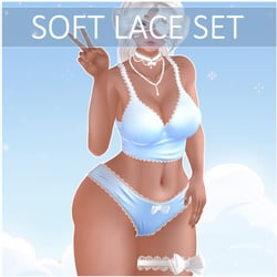˗ˏˋ ꒰ " Soft Lace Night Set " ꒱ ˎˊ˗