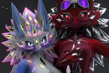 Heaven/Hell Novabeast Textures - VRChat Texture