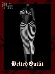 Belted Baddie Outfit