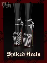 Spiked Platform Heels