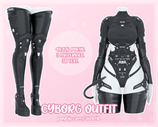 Cyborg Outfit [FIT, RP & VR BASE]