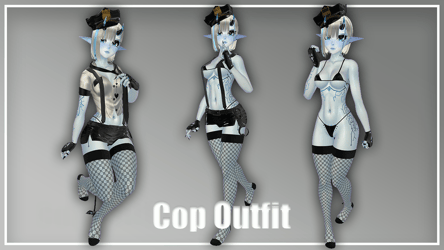 Cop Outfit [Panda, Tori, RP, E-Girl]