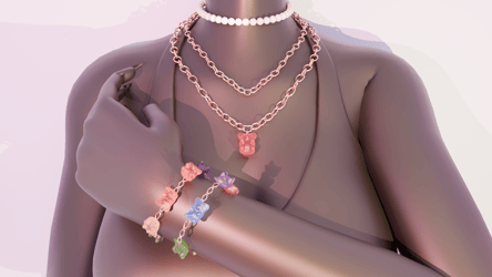 Gummy Bear Jewelry Set 