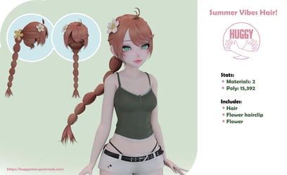 ღ┊Summer vibes!: Hair